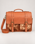 Mohlomphehi Full-Grain Leather Executive Messenger Bag – 15.6" Laptop