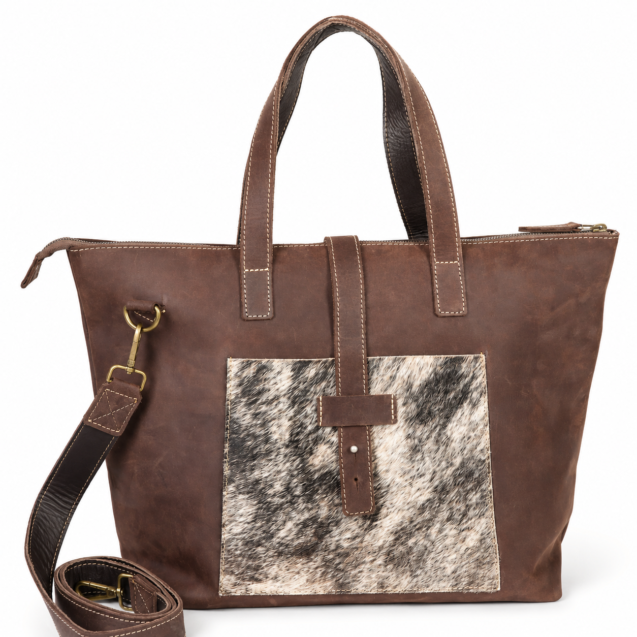 Kabelo Open Leather Work Tote