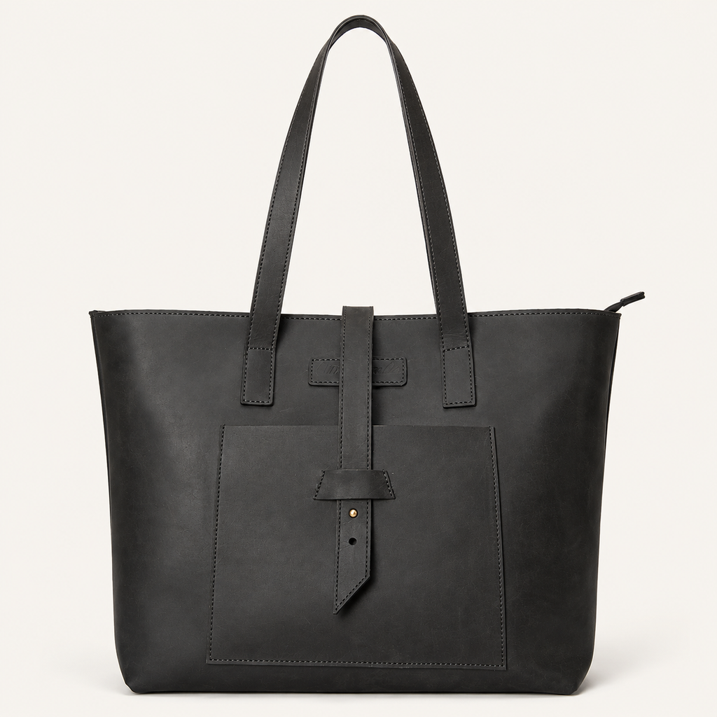 Kabelo Open Leather Work Tote