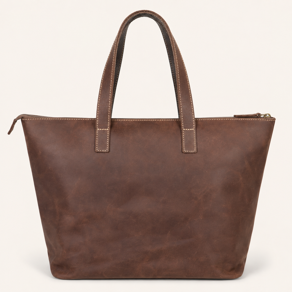 Kabelo Open Leather Work Tote