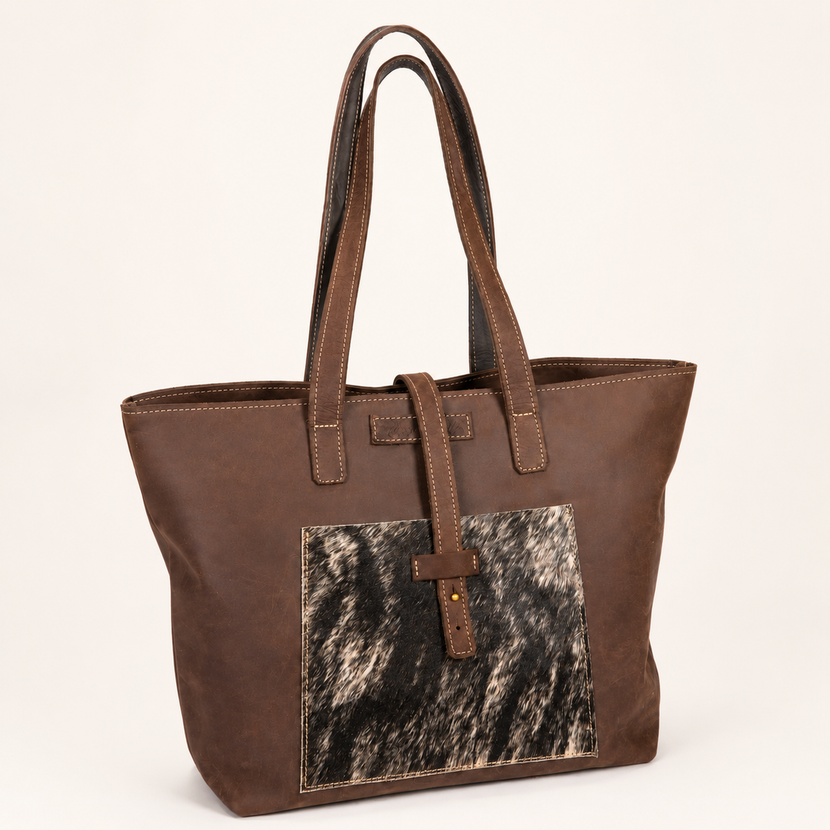 Kabelo Open Leather Work Tote