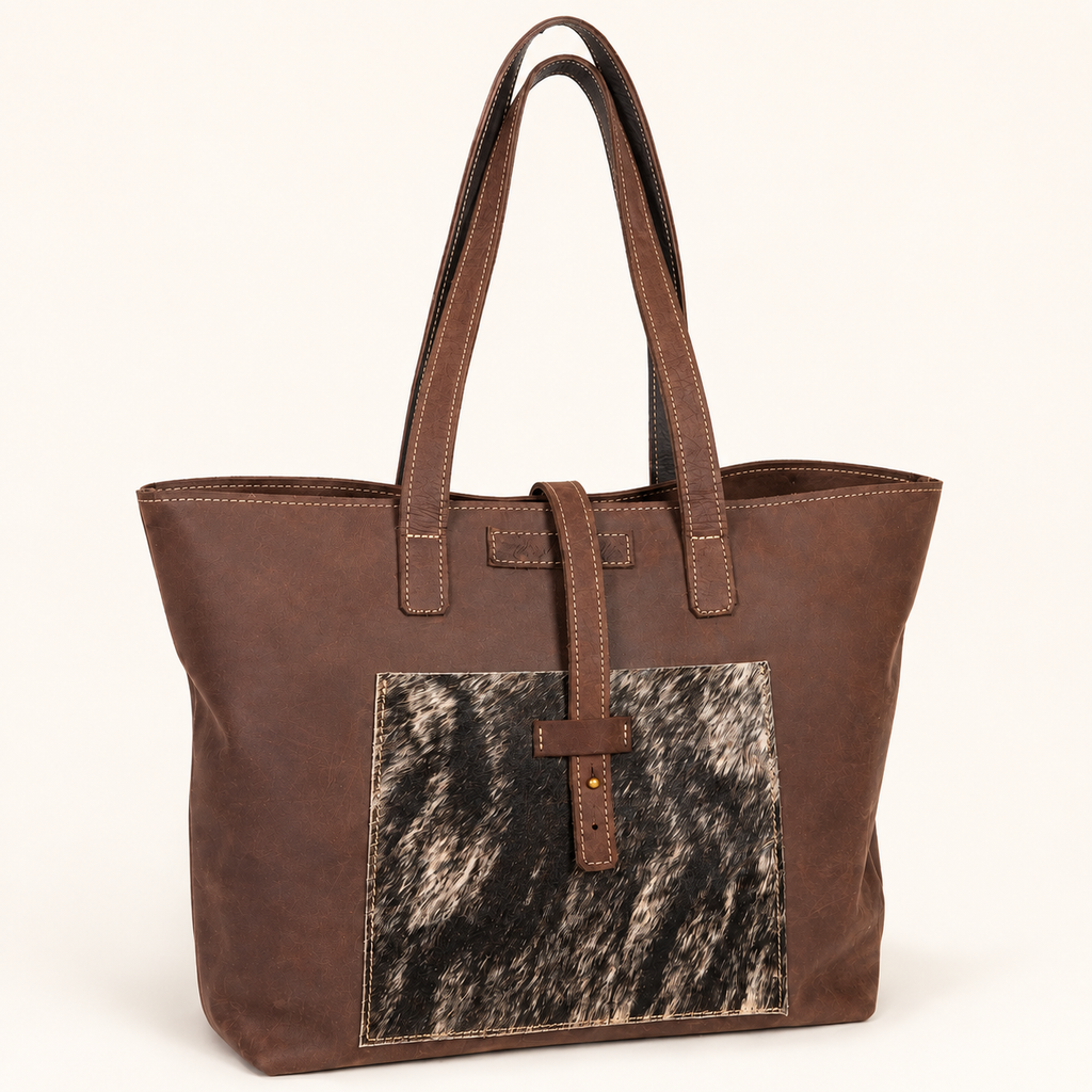 Kabelo Open Leather Work Tote