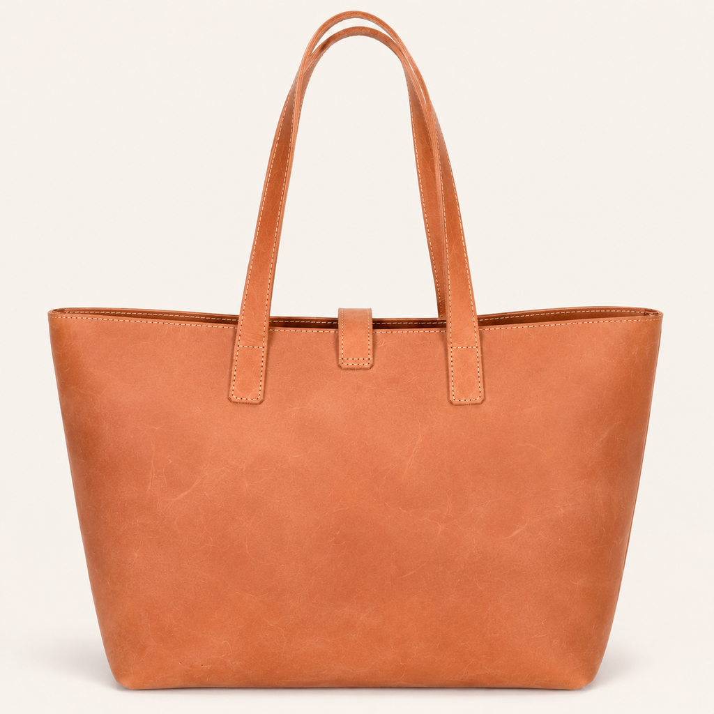 Kabelo Open Leather Work Tote