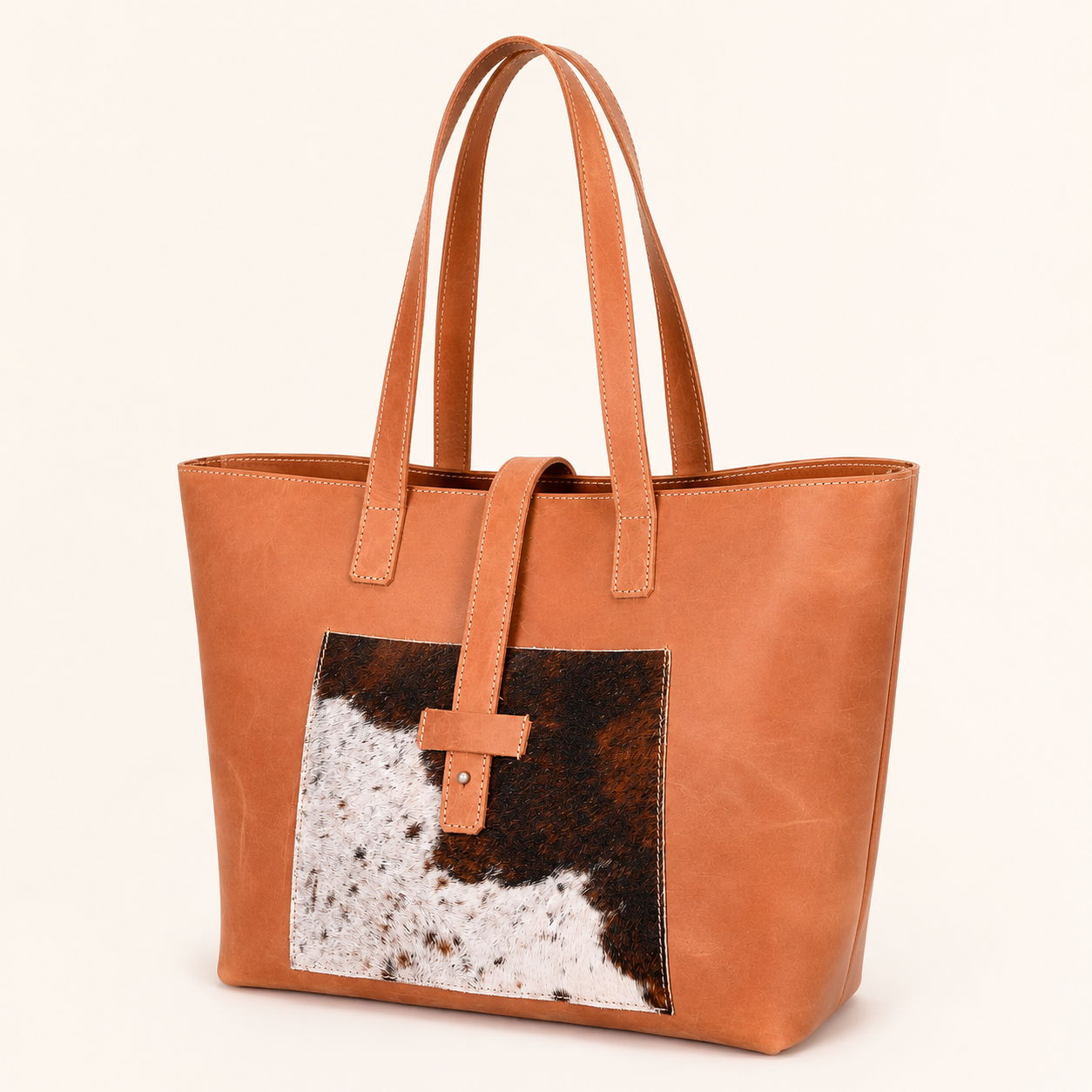 Kabelo Open Leather Work Tote
