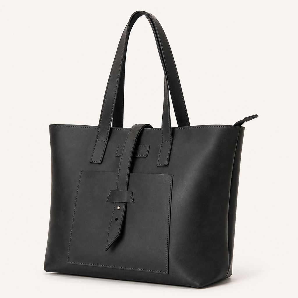 Kabelo Open Leather Work Tote