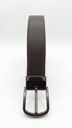 AULI Signature Reversible Full-Grain Leather Belt – Brown & Black