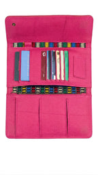 All-in-One Full-Grain Leather Travel Wallet & Clutch