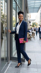 All-in-One Full-Grain Leather Travel Wallet & Clutch