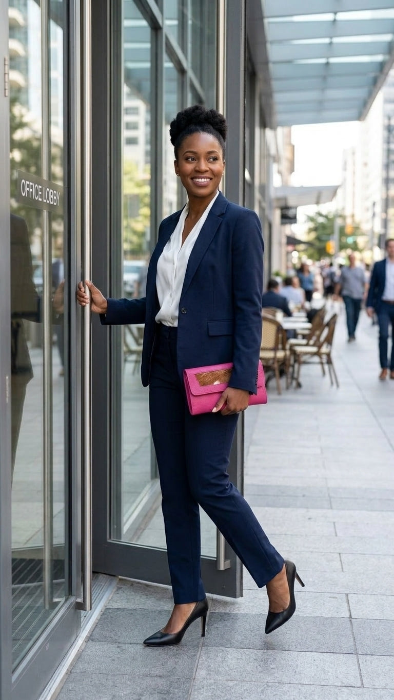 All-in-One Full-Grain Leather Travel Wallet & Clutch